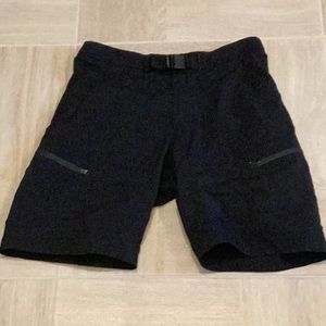 Arc’Teryx Black shorts with zipper pockets